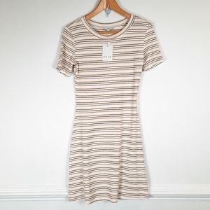 NWT Fate Kristin Striped Mini Dress A0119